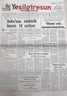Yeşil Giresun 13 Aralık 1991-Başbakan Mesut Yılmaz ın Giresunda Yaptığı Mitinge Köylerden Vatandaşları Taşıyan Minibüs Şoförleri Dertlerini Yeşilgiresun na DöktülerHizmet Ettik Paramızı Alamıyoruz GZ25887 - 1