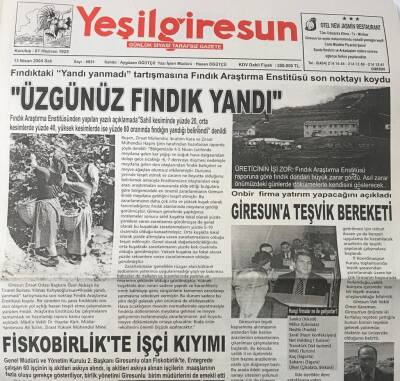Yeşil Giresun 13 Nisan 2004-Fiskobirlikte İşçi Kıyımı GZ25716 - 1