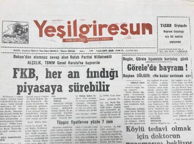 Yeşil Giresun 13 Şubat 1996 - Köylü Tedavi Olmak İçin Doktorun Uyanmasını Bekliyor GZ36069 - 1