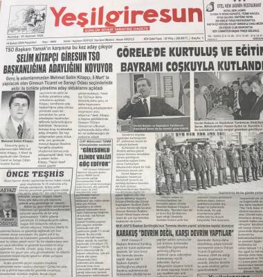Yeşil Giresun 14 Şubat 2005-Mahmut Karakuş Devrim Değil Karşı Devrim Yaptılar GZ25703 - 1