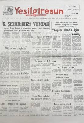 Yeşil Giresun 15 Eylül 1992- Nurettin Pamuk Akdağ CHPnin Hedefini Yeşil Giresuna Anlattı GZ25764 - 1