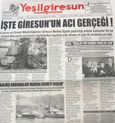 Yeşil Giresun 15 Şubat 2005-Balıkçı Barınakları Marina Hizmeti Versin GZ25704 - 1