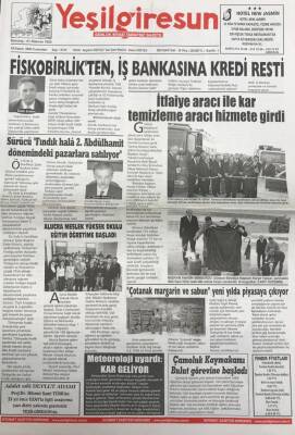 Yeşil Giresun 19 Kasım 2005 - Emin Sürücü Fındık Hala 2. Abdülhamit Dönemindeki Pazarlara Satılıyor GZ25804 - 1