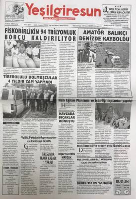 Yeşil Giresun 21 Ekim 2005-Çöp Tesisinin Taş Ocaklarına Kurulması İstendi GZ25759 - 1