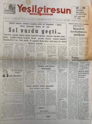 Yeşil Giresun 21 Haziran 1990-Sel Vurdu Geçti GZ25789 - 1