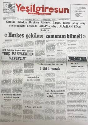 Yeşil Giresun 21 Şubat 2000-Fazilet Partisi Başkan Yardımcısı Saffet Erdemir Kimin Hükümetisiniz? GZ25749 - 1
