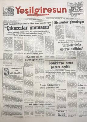 Yeşil Giresun 22 Şubat 1994-Giresunspor Genel Sekreteri Mehmet Çakır Bu Futbolcular Alkışlanır GZ25875 - 1