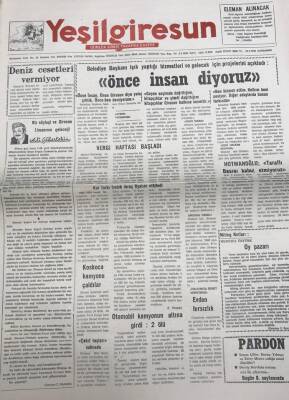 Yeşil Giresun 23 Mart 1994 - Mustafa Hotmanoğlu Taraflı Basını Kabul Etmiyoruz GZ25850 - 1