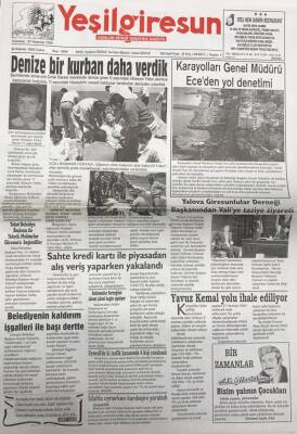 Yeşil Giresun 24 Haziran 2005- Ali Hıdır Aksu Deresinde Kirlilik Artıyor GZ25792 - 1