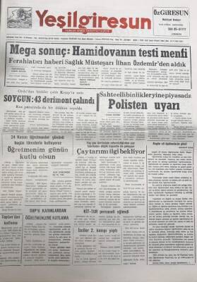 Yeşil Giresun 24 Kasım 1992-Yaş Çay Üretiminin Yetersizliğinden Çay Fabrikaları Düşük Kapasite İle Çalışıyor Çay Tarımı İlgi Bekliyor GZ25933 - 1