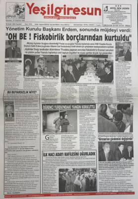 Yeşil Giresun 26 Aralık 2005-Ak Parti İl Başkanı Şenlikoğlu 3 Yıldaki Hizmetlerini Anlattı GZ25783 - 1