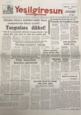 Yeşil Giresun 27 Kasım 1991-Giresunspor Başkanı Mehmet Bulut Belediye Başkanı Mehmet Işıkın Sözleri Karşısında Açtı Ağzını Yumdu Gözünü GZ25890 - 1