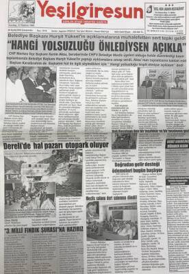 Yeşil Giresun 29 Haziran 2004-Belediye Meclisi Salonu Dert Salonuna Döndü GZ25917 - 1