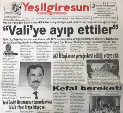 Yeşil Giresun 3 Haziran 2004-Giresunda Kefal Bereketi GZ25713 - 1