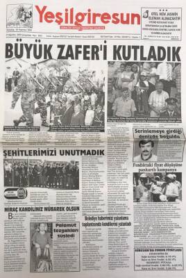 Yeşil Giresun 31 Ağustos 2005 -Giresunspor Kupada Gittiği Kadar GZ25829 - 1