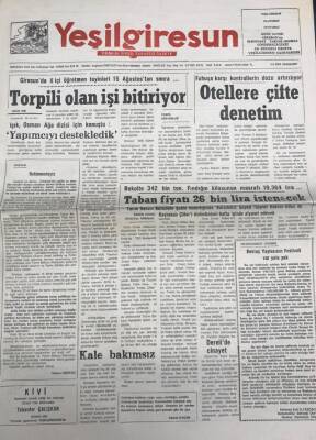 Yeşil Giresun 5 Ağustos 1993-Fuhuşa Karşı Kontrollerin Dozu ArtırılıyorOtellere Çifte Denetim GZ25935 - 1