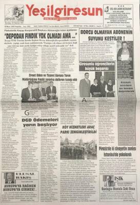 Yeşil Giresun 5 Mayıs 2005 -CHPli Mehmet IşıkTarım Kanunu Tasarısındaki Yanlışlığı Düzelttirdik GZ25842 - 1