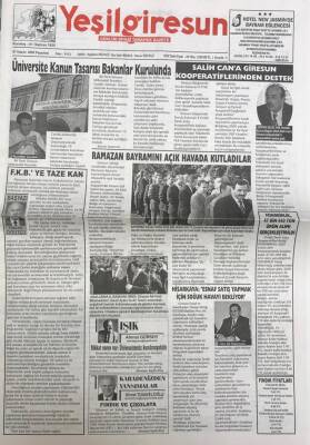 Yeşil Giresun 7 Kasım 2005-Tso Başkanı Yamak Nakliyatçılığın Gelişmesi İçin Yöredeki Limanlara İşlerlik Kazandırılması Gerek GZ25758 - 1