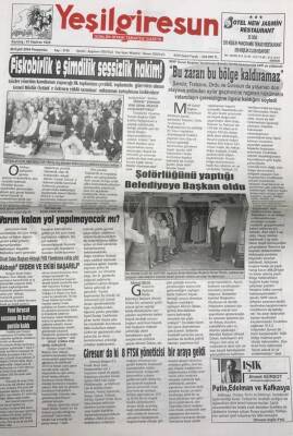 Yeşil Giresun 9 Eylül 2004-Mhp Genel Başkan Yardımcısı Şandır Fındık Konusunda Akpye Yüklendi GZ25920 - 1