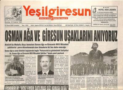Yeşil Giresun Gazetesi 1 Nisan 2006 - Fiskobirlik Ucuz Fındık Satılması Söz Konusu Değil GZ108750 - 1