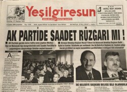 Yeşil Giresun Gazetesi 1 Şubat 2006-Giresunspor Kupaya Uçuyor GZ45572 - 1
