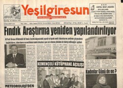 Yeşil Giresun Gazetesi 10 Mart 2006 - Kemençeli Kütüphane Açıldı GZ101610 - 2