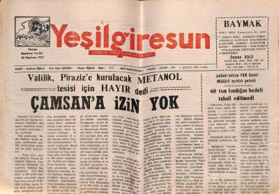 Yeşil Giresun Gazetesi 11 Şubat 2000 - Tireboluda MYOda Barınma Sorunu Halledildi GZ77921 - 1