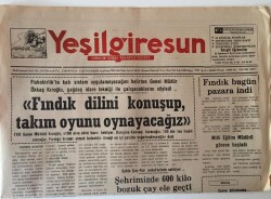 Yeşil Giresun Gazetesi 12 Ağustos 1994 - Gelenek Ve Göreneklerimiz Giresun Düğünü GZ10979 - 1