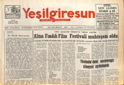 Yeşil Giresun Gazetesi 16 Haziran 2003 - Tireboludaki Esrarengiz Cinayet Çözüldü GZ101620 - 1