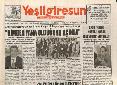 Yeşil Giresun Gazetesi 16 Mart 2006 - GiresunsporYenilmeyeceğiz GZ108736 - 1