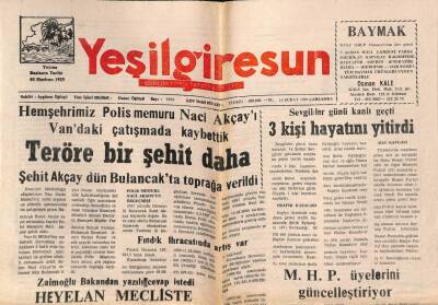 Yeşil Giresun Gazetesi 16 Şubat 2000 - DOKAP İçin TSOnun Önerileri GZ77876 - 1