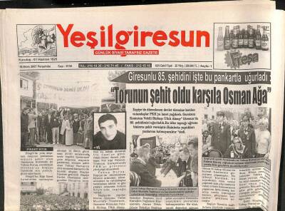 Yeşil Giresun Gazetesi 18 Ekim 2007 - Giresunspor Yine Sorunları İle Başbaşa Kaldı ! GZ109408 - 1