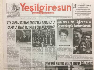Yeşil Giresun Gazetesi 18 Nisan 2006 - SYDV Yardımları Sürüyor GZ32757 - 1
