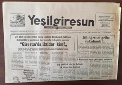 Yeşil Giresun Gazetesi 18 Şubat 1992- Giresun da İktidar Kim GZ10222 - 2