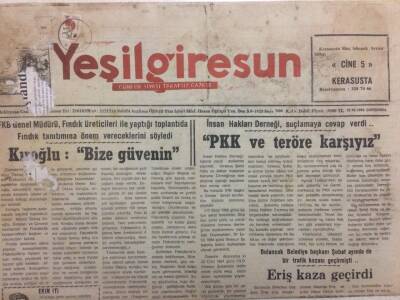 Yeşil Giresun Gazetesi 19 Ekim 1994 - Kıroğlu,Bize Güvenin GZ35511 - 1