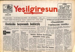 Yeşil Giresun Gazetesi 19 Haziran 2003 - Adaya Mavi Tur Başladı GZ101628 - 1