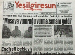 Yeşil Giresun Gazetesi 19 Temmuz 2006-Fiskobirlik Yönetimi Kredi Verilirse İstifa Edecek GZ45735 - 1