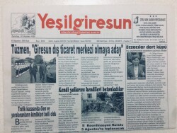 Yeşil Giresun Gazetesi - 2 Ağustos 2005 - Tüzmen Giresun Dış Ticaret Merkezi Olmaya Aday GZ46532 - 2