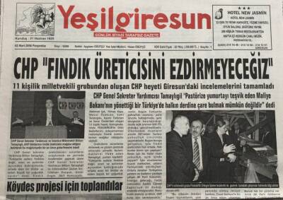 Yeşil Giresun Gazetesi 2 Mart 2006-Kitapçı Gelecek Sezon Da Varım Dedi GZ45571 - 1