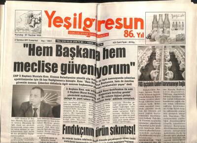 Yeşil Giresun Gazetesi 2 Temmuz 2011 - Fatih SandalHedefimize Ulaşacağız GZ108725 - 1