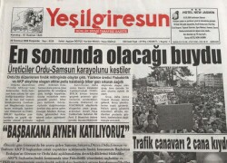 Yeşil Giresun Gazetesi 20 Temmuz 2006-Yakın Tarihimizde Osman Ağa Ve Giresunlular GZ45719 - 1