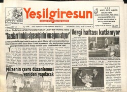 Yeşil Giresun Gazetesi 21 Şubat 2006 - Kenan Oltan Bazıları Fındığı Siyasetçinin Kucağına Atıyorlar GZ101586 - 2