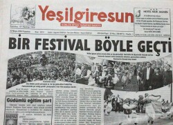 Yeşil Giresun Gazetesi 22 Mayıs 2006-Festival Canikli Geldi Başladı GZ45739 - 2