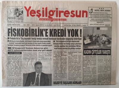 Yeşil Giresun Gazetesi 23 Mart 2006 - Fiskobirlike Kredi Yok ! GZ28908 - 1