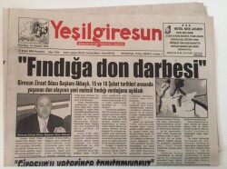 Yeşil Giresun Gazetesi - 23 Temmuz 2006 - Fındığa Don Darbesi - GZ43823 - 2