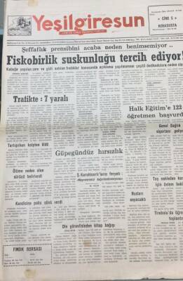 Yeşil Giresun Gazetesi 25 Ekim 1994 Şebinkarahisarlıların Feryatı GZ30707 - 1