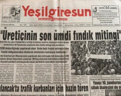 Yeşil Giresun Gazetesi 25 Temmuz 2006-Cüneyd Zapsunun İşi Bitti GZ45722 - 1