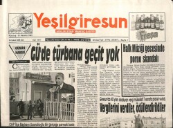 Yeşil Giresun Gazetesi 26 Şubat 2008 - CHP Giresun Sahipsiz GZ101634 - 1