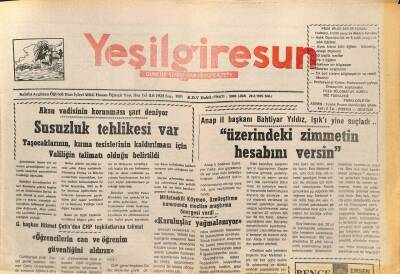Yeşil Giresun Gazetesi 28 Şubat 1995 - Tirebolu Balıkçı Barınağı Eski Ödenekle Yapılıyor GZ77815 - 1