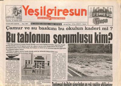 Yeşil Giresun Gazetesi 3 Ekim 2007 - TMOdan Fındık Üreticisine 122 Milyon YTLlik Ödeme GZ109316 - 1
